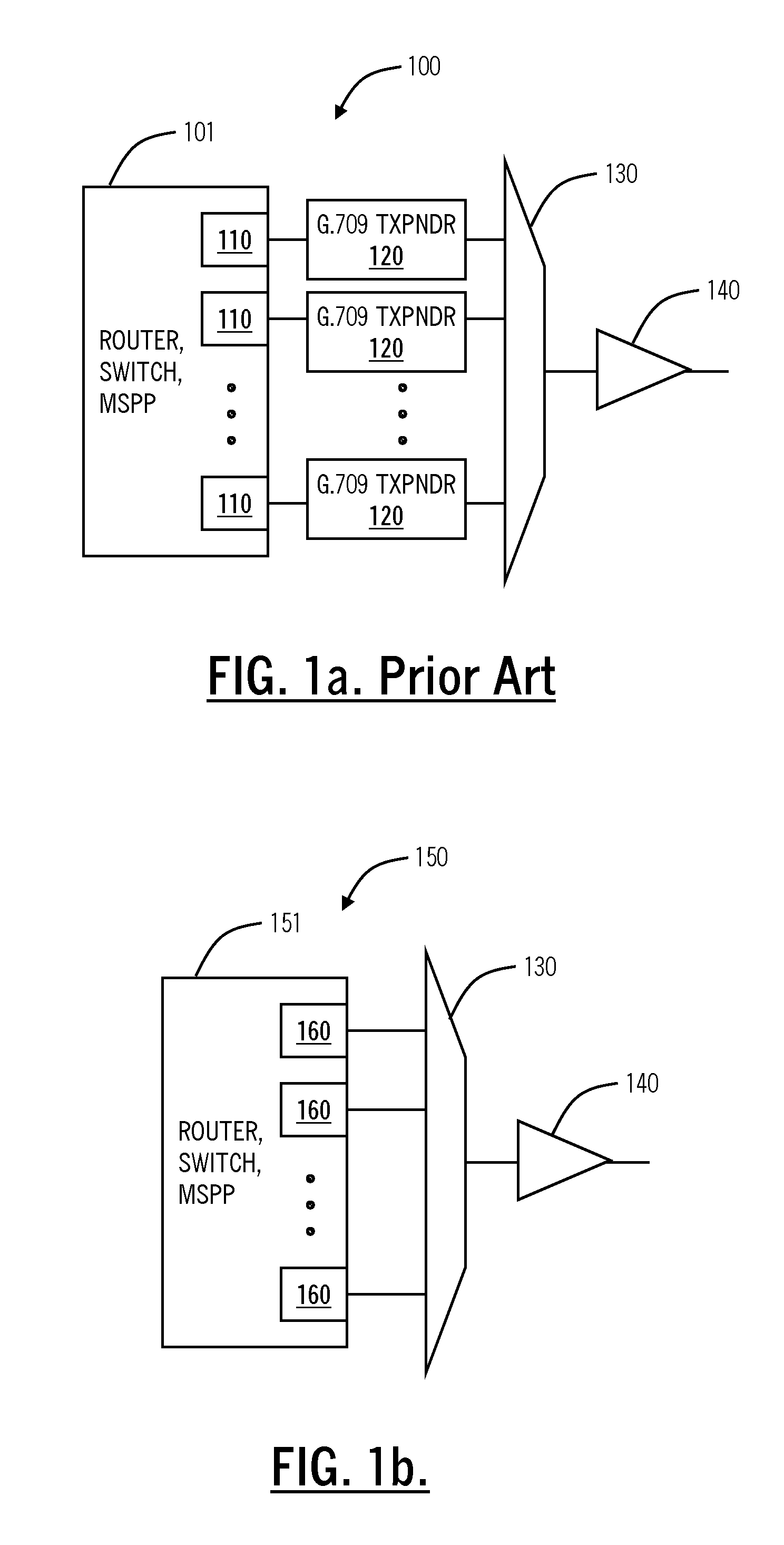 40G/100G optical transceivers with integrated framing and forward error correction