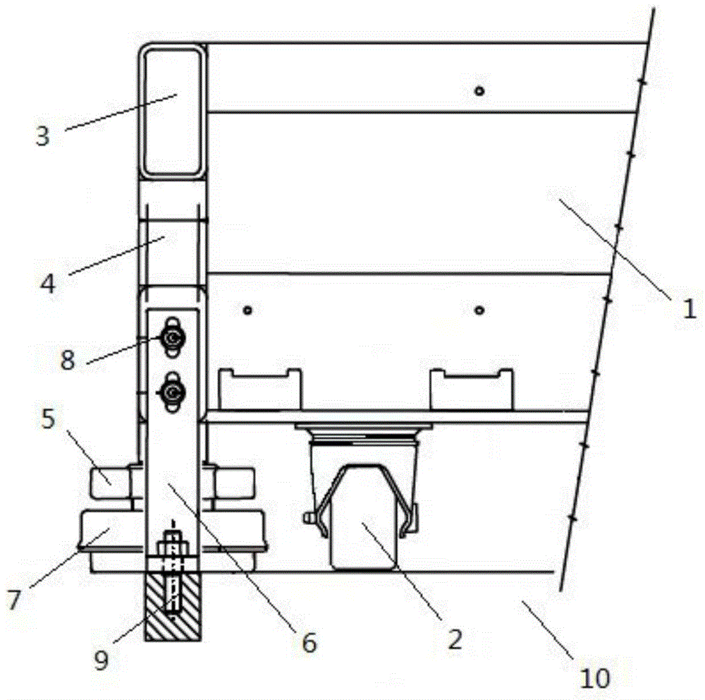 Fixed connecting structure on electronic spot welding machine