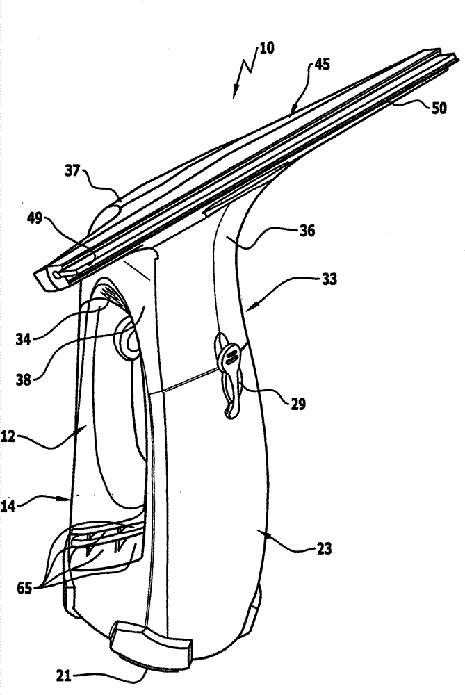 Portable hard surface vacuum