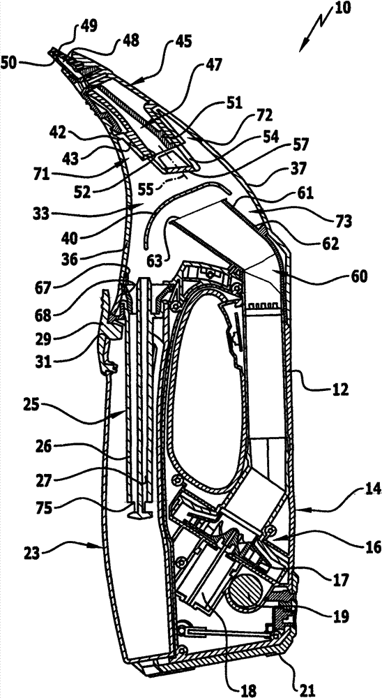 Portable hard surface vacuum