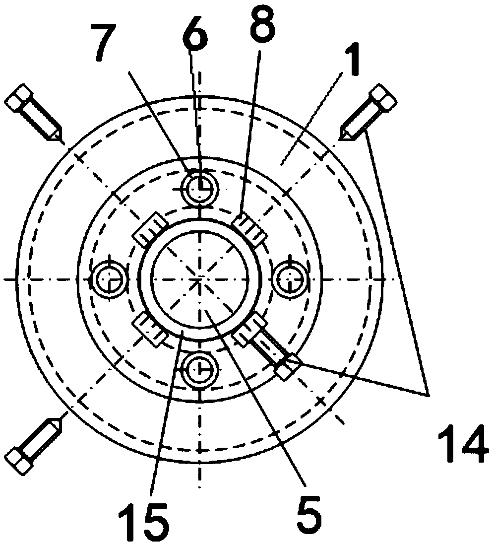 Single-tube type concrete spray device capable of preventing rebound