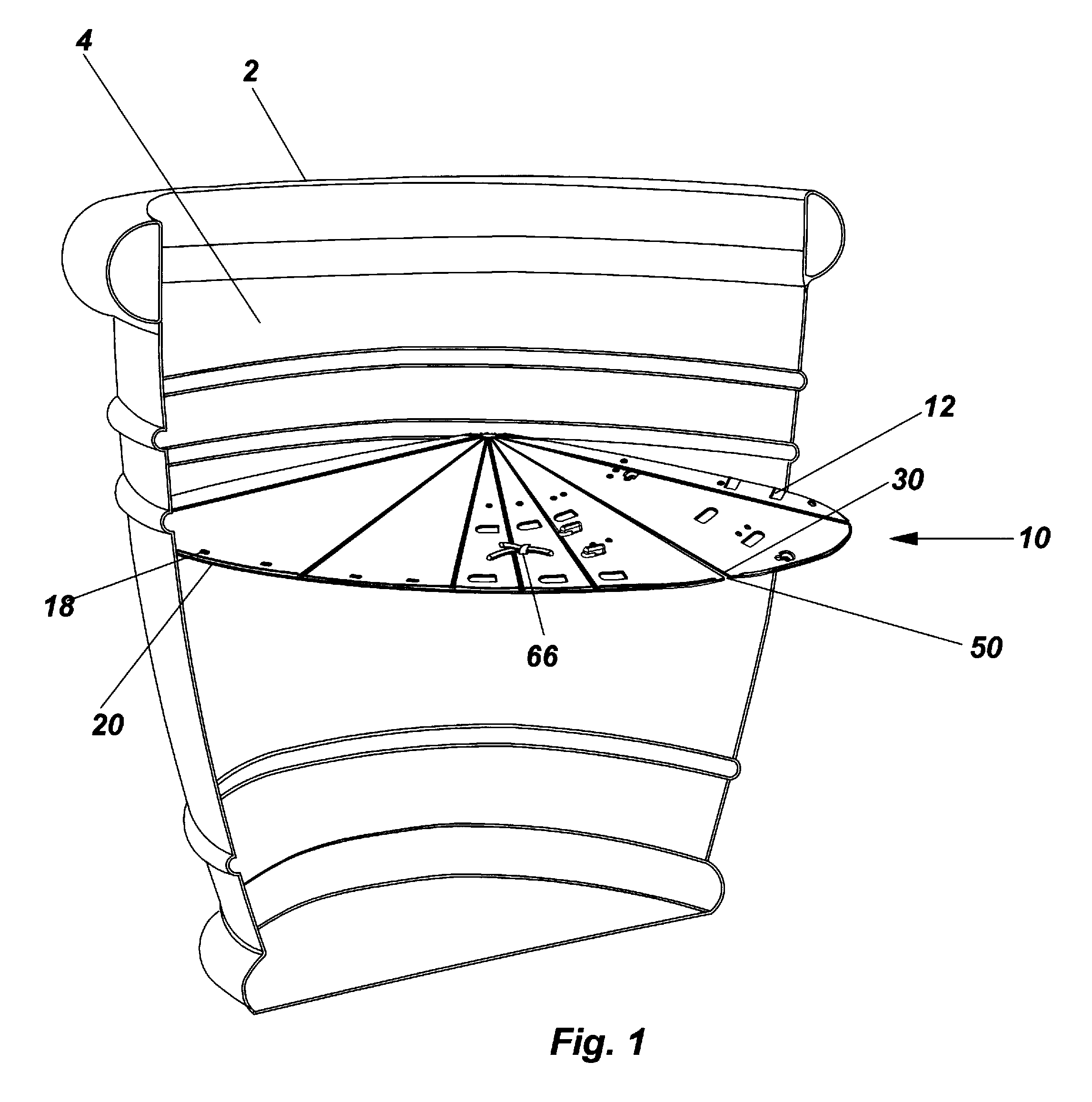 Adjustable planter disk