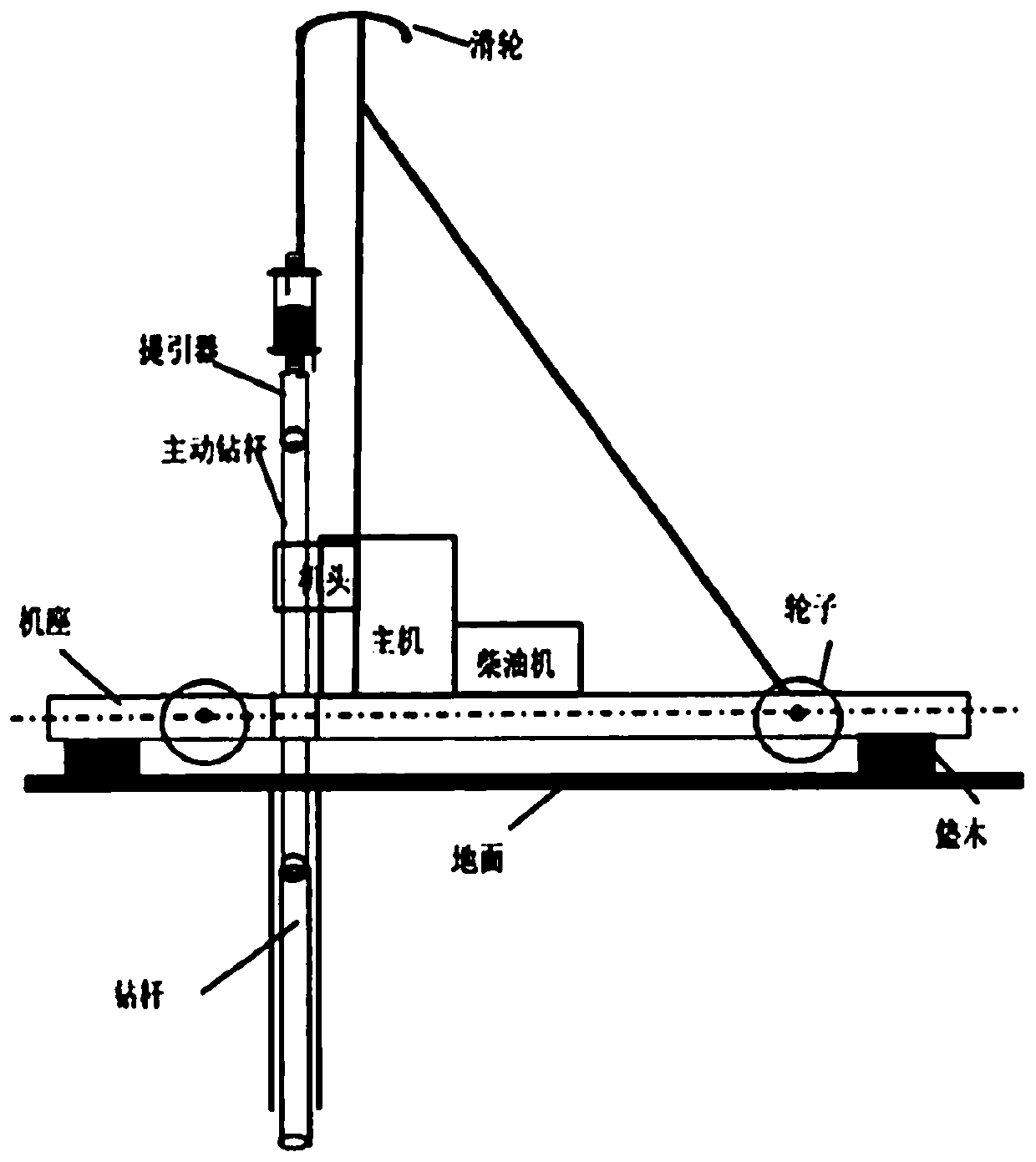 Marking device for target feature extraction in engineering drilling intelligent video analysis