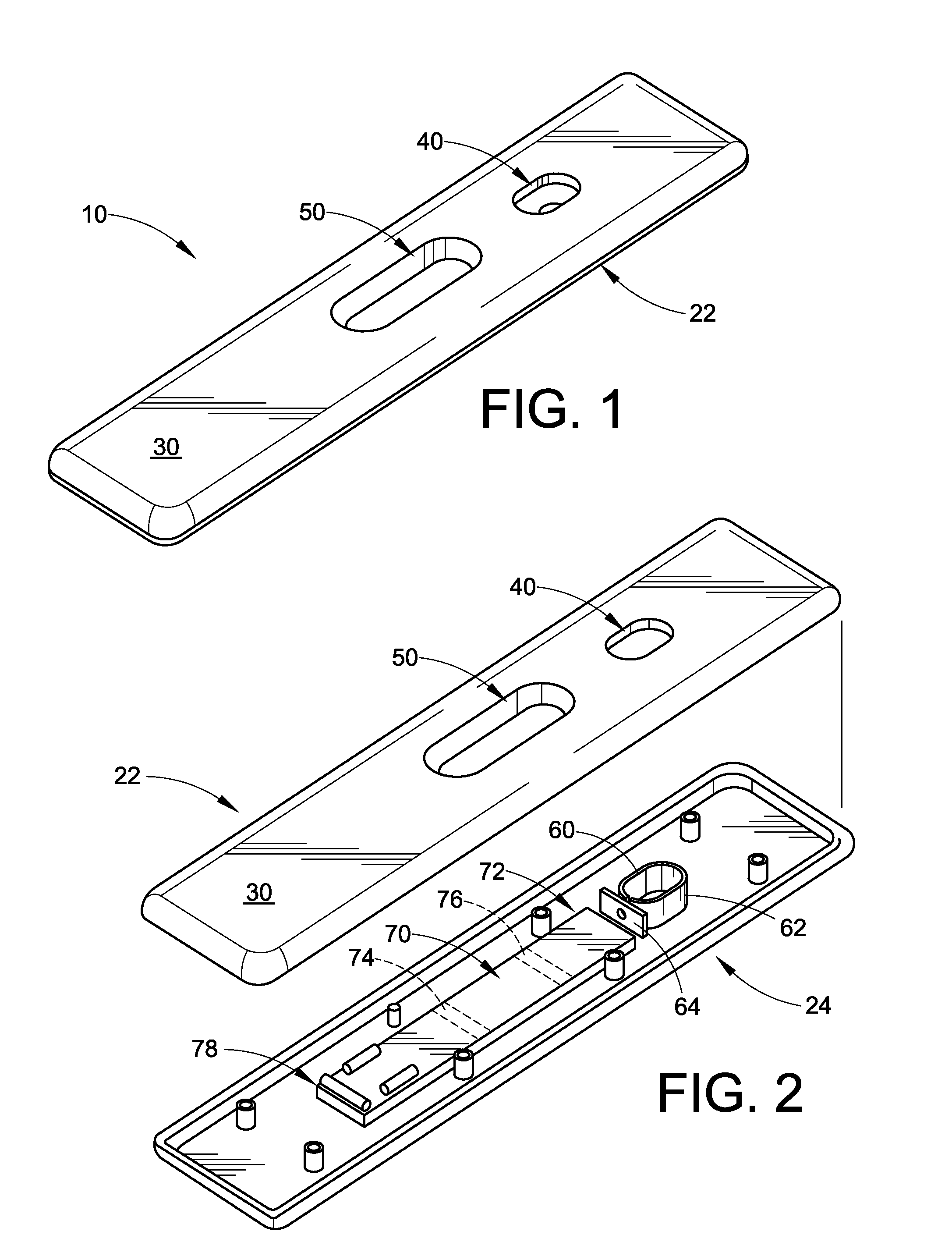 Device for detection of molecules in biological fluids