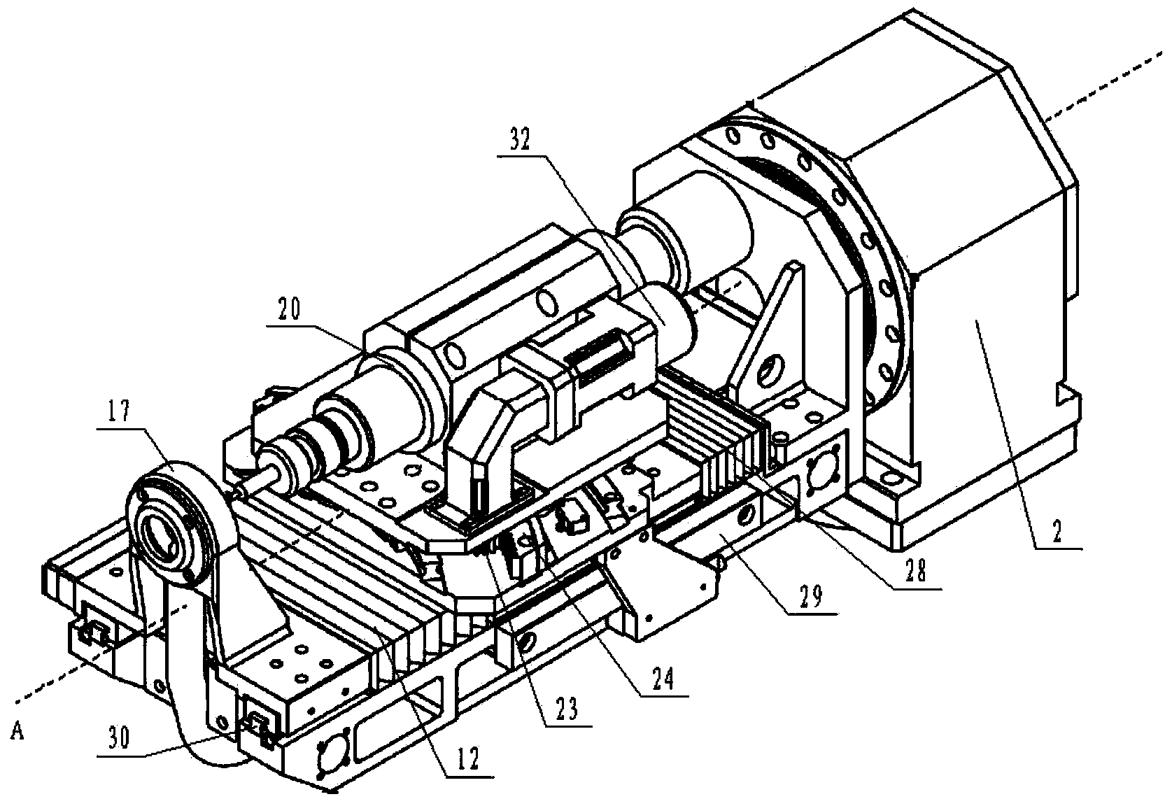 Elliptical recess reaming device