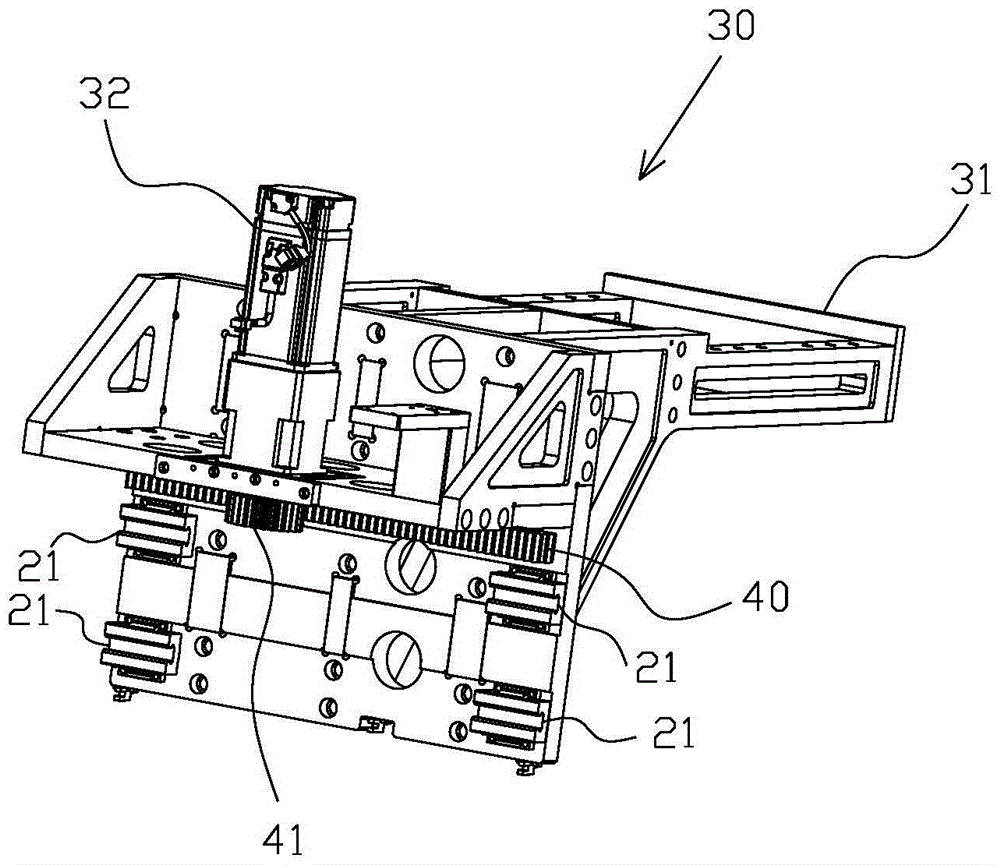 Automatic carrying device for air conditioner compressor stack separation boards and automatic compressor carrying system