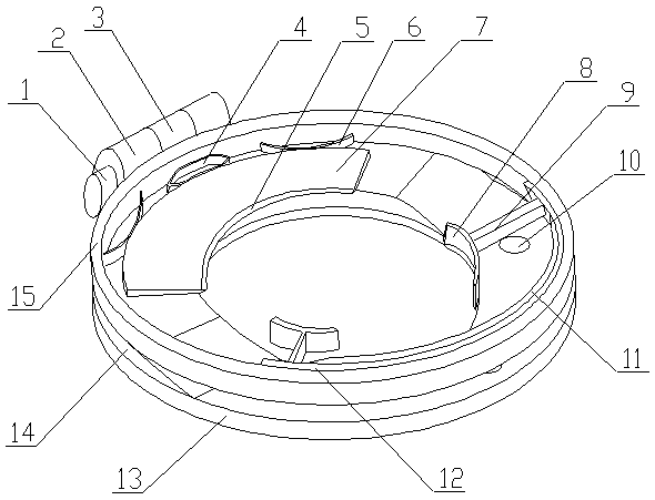 A construction plastic pipe bending device