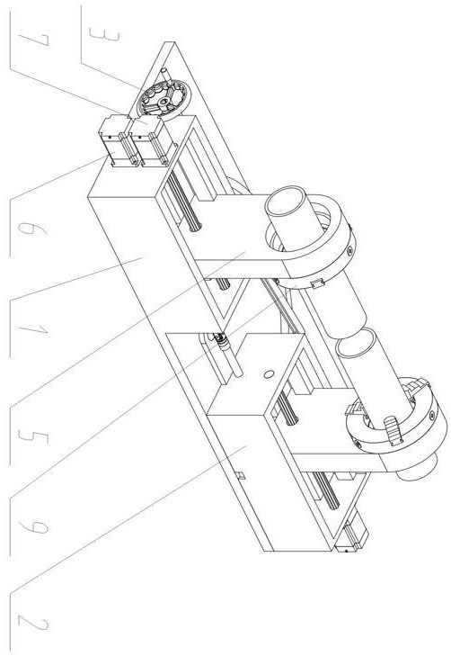 Clamp for heating and ventilation pipe welding