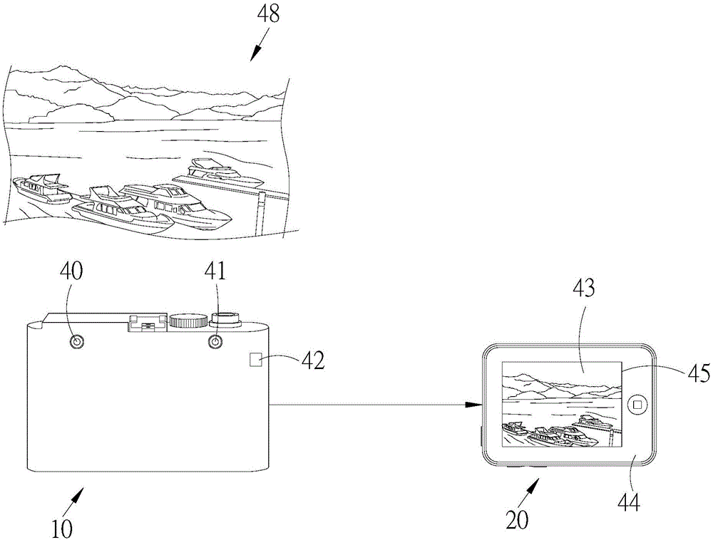 Separating-type image control system