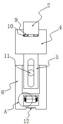 Pipeline damping supporting device for hydraulic engineering construction