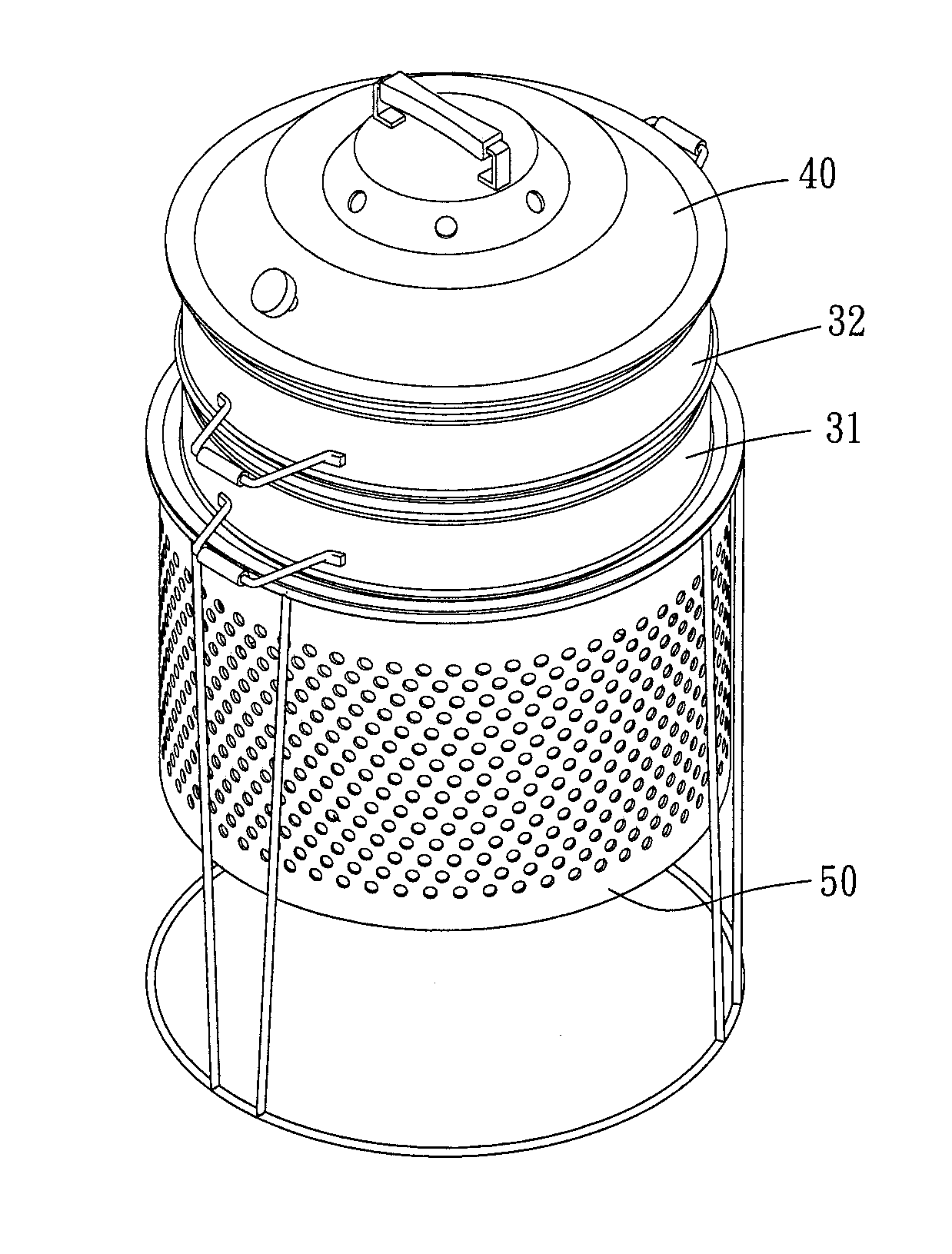 Multilayer roasting furnace