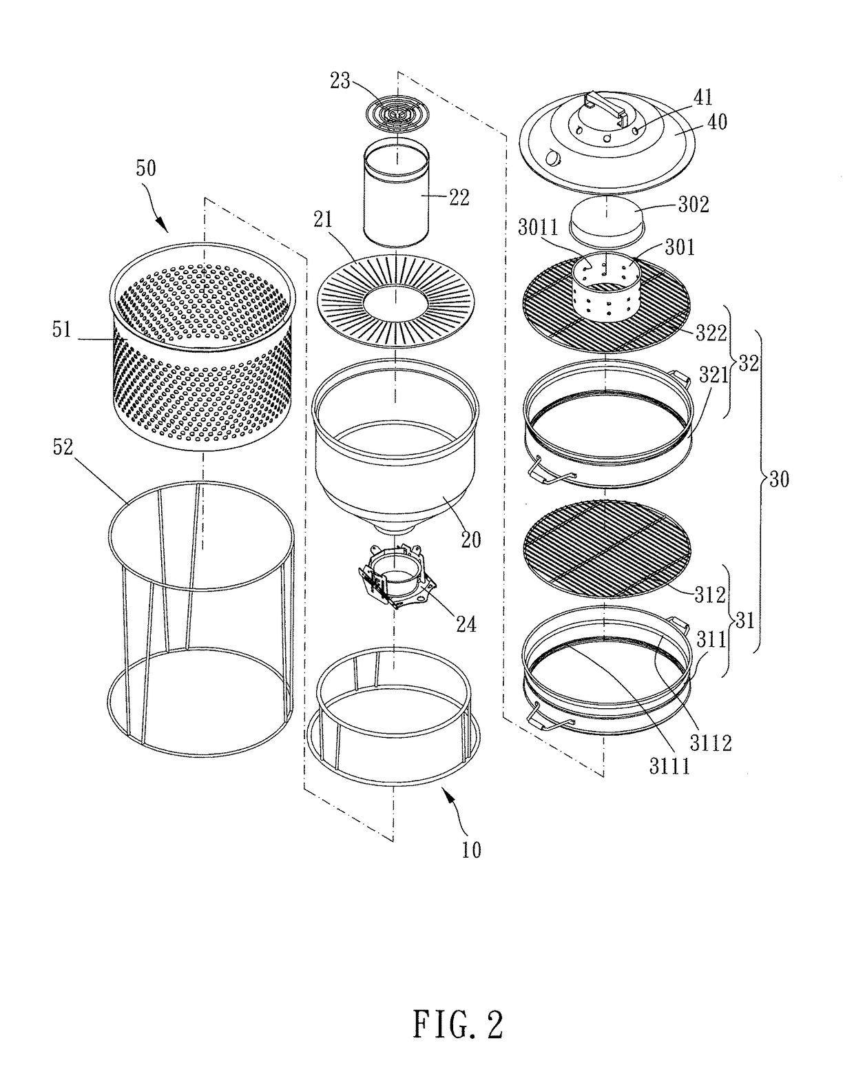 Multilayer roasting furnace