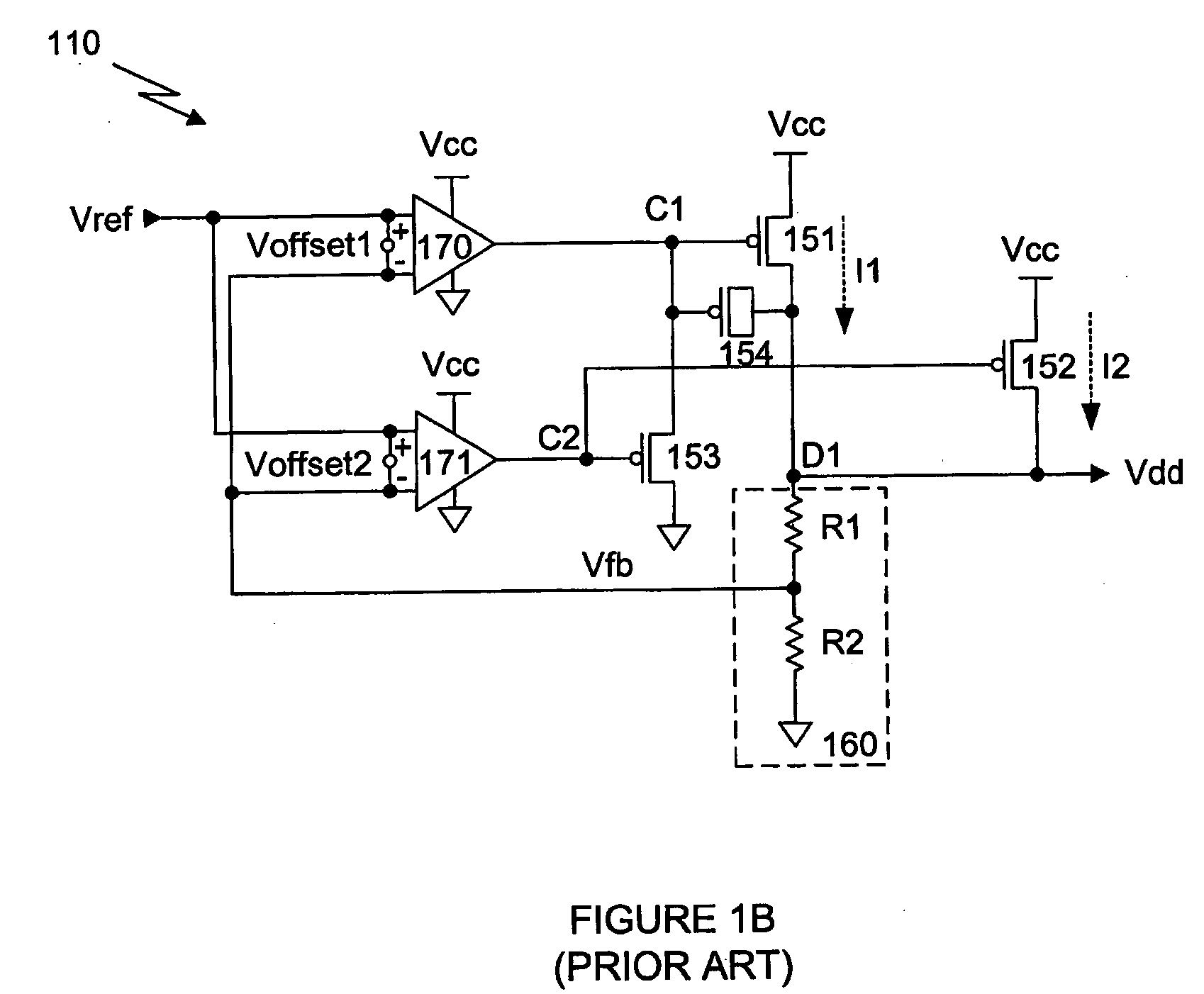 Voltage down converter for high speed memory