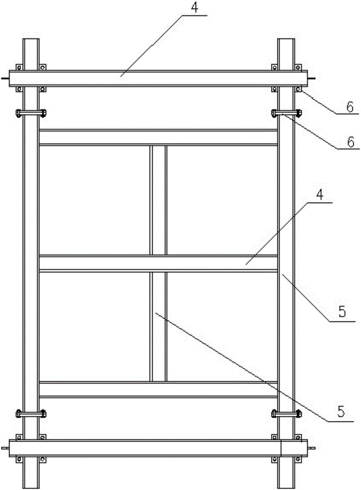 High-slope large-scale steel penstock mounting and unloading device and steel penstock mounting method