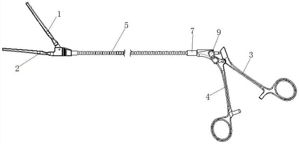 A free-bending blood vessel blocking clamp that is easy to disassemble and clean