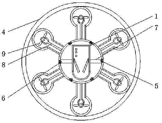 Multi-rotor unmanned aerial vehicle with high stability