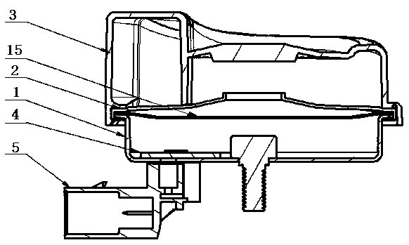 Electronic horn using piezoelectric ceramic buzzer as diaphragm and sounding method thereof