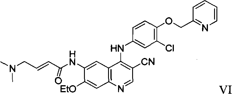 The preparation method of neratinib