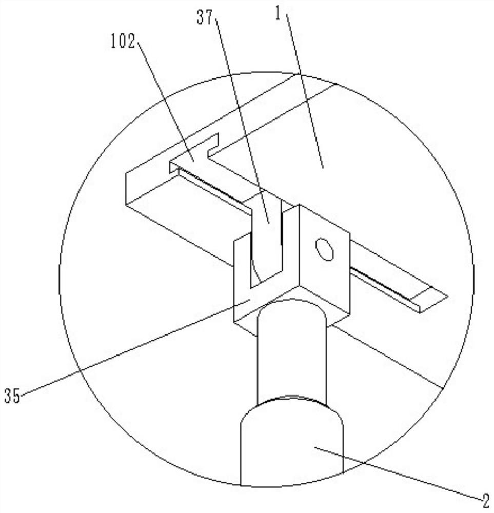 A fixed clamping device for making a magnetic strip magnetized plate