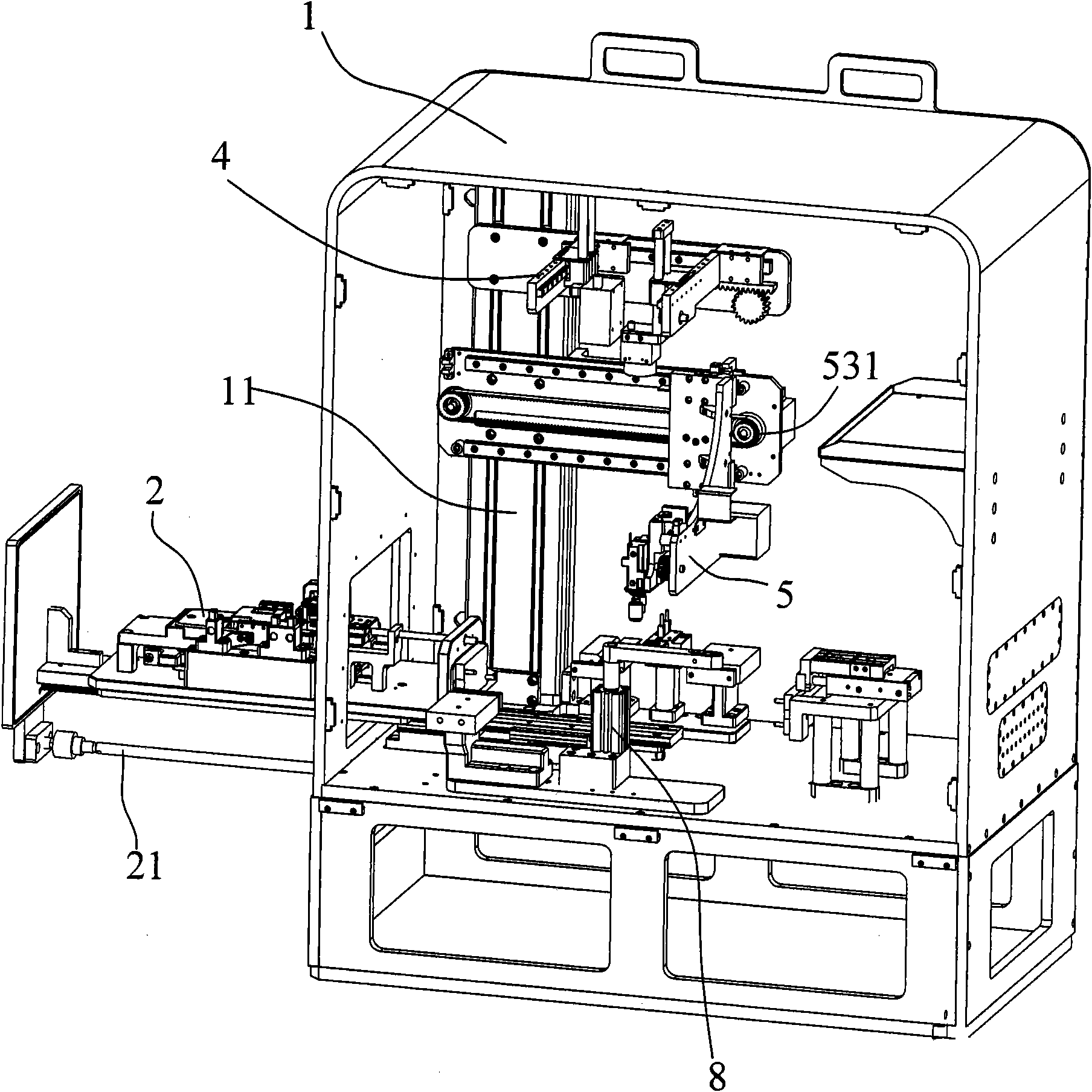 Mobile phone testing machine