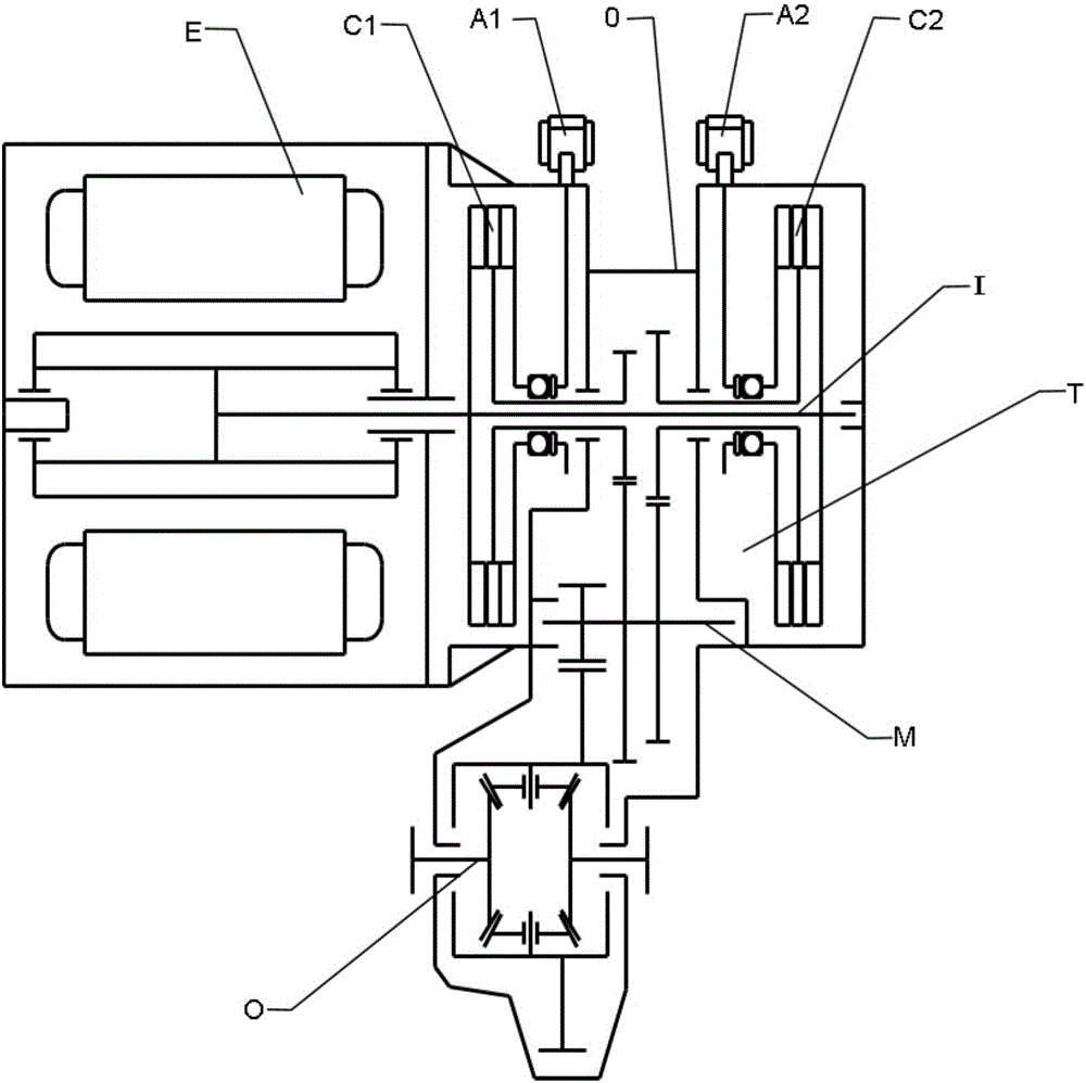 Blade electric vehicle integrated two-shift automatic electric drive assembly