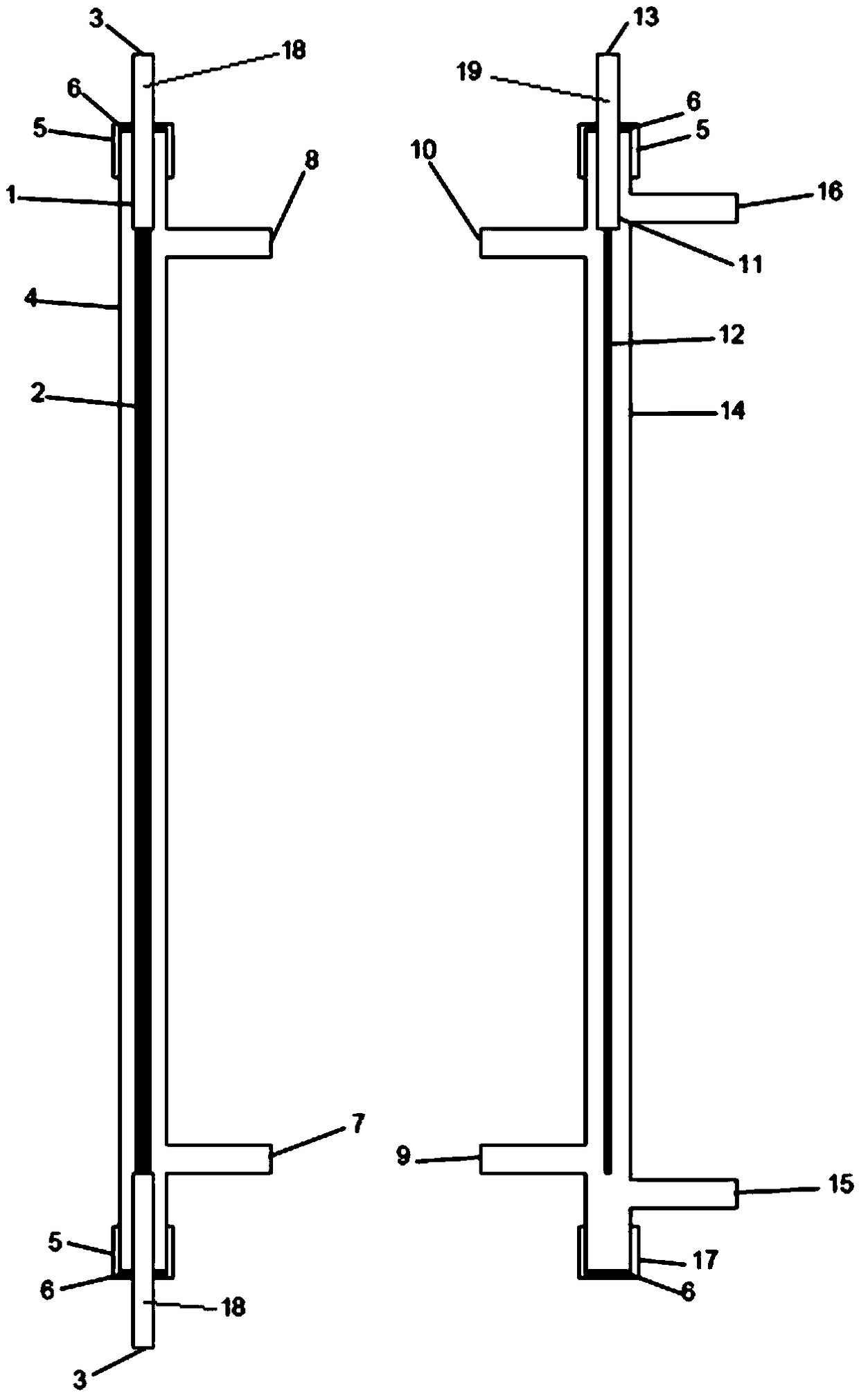 Hydrogen substrate biological Pd reactor performing aeration with no-pore hollow fiber membrane