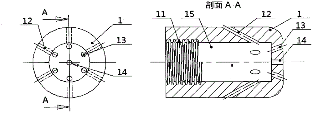 A multi-hole nozzle device with rock-breaking and self-advancing dual modes