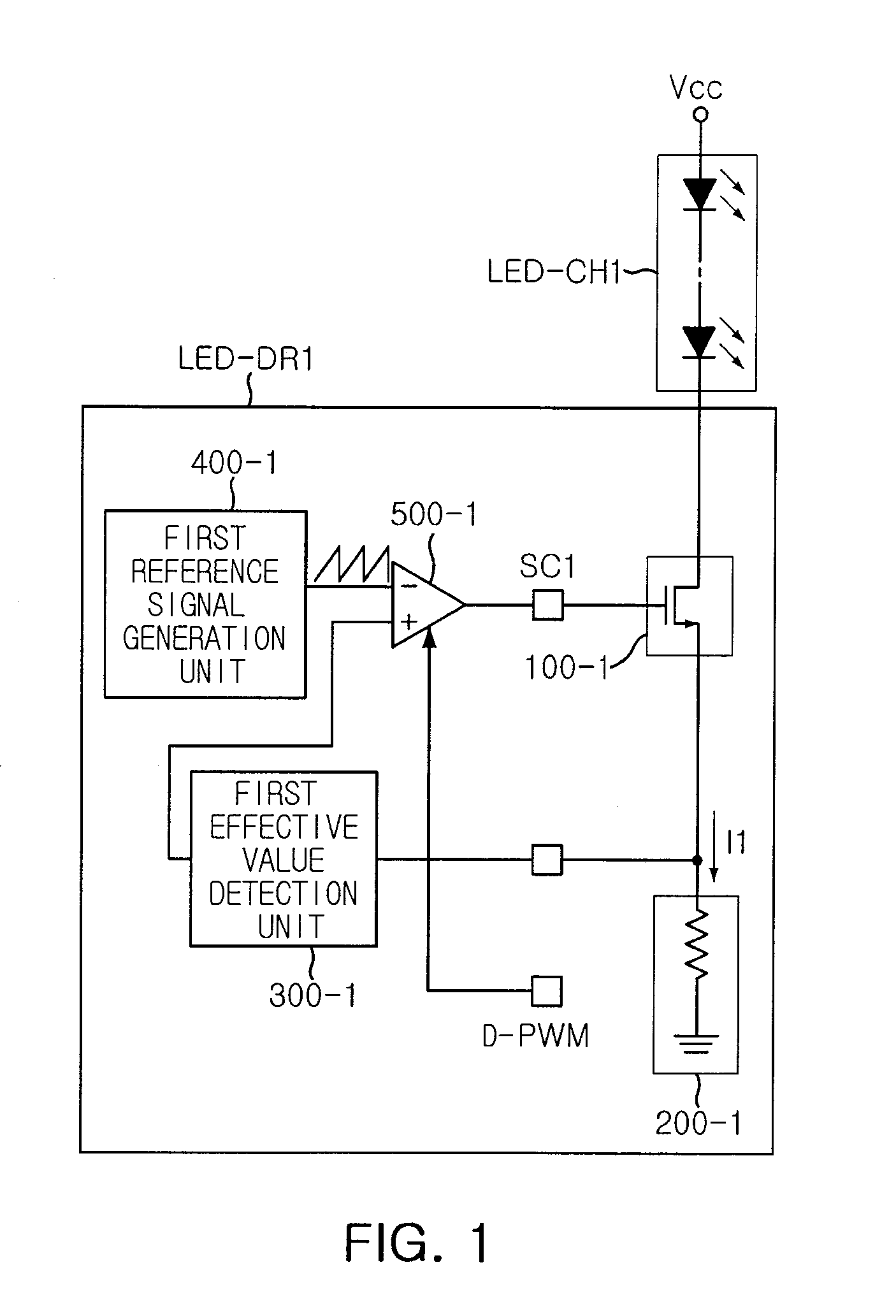 Apparatus for driving light emitting device using pulse-width modulation