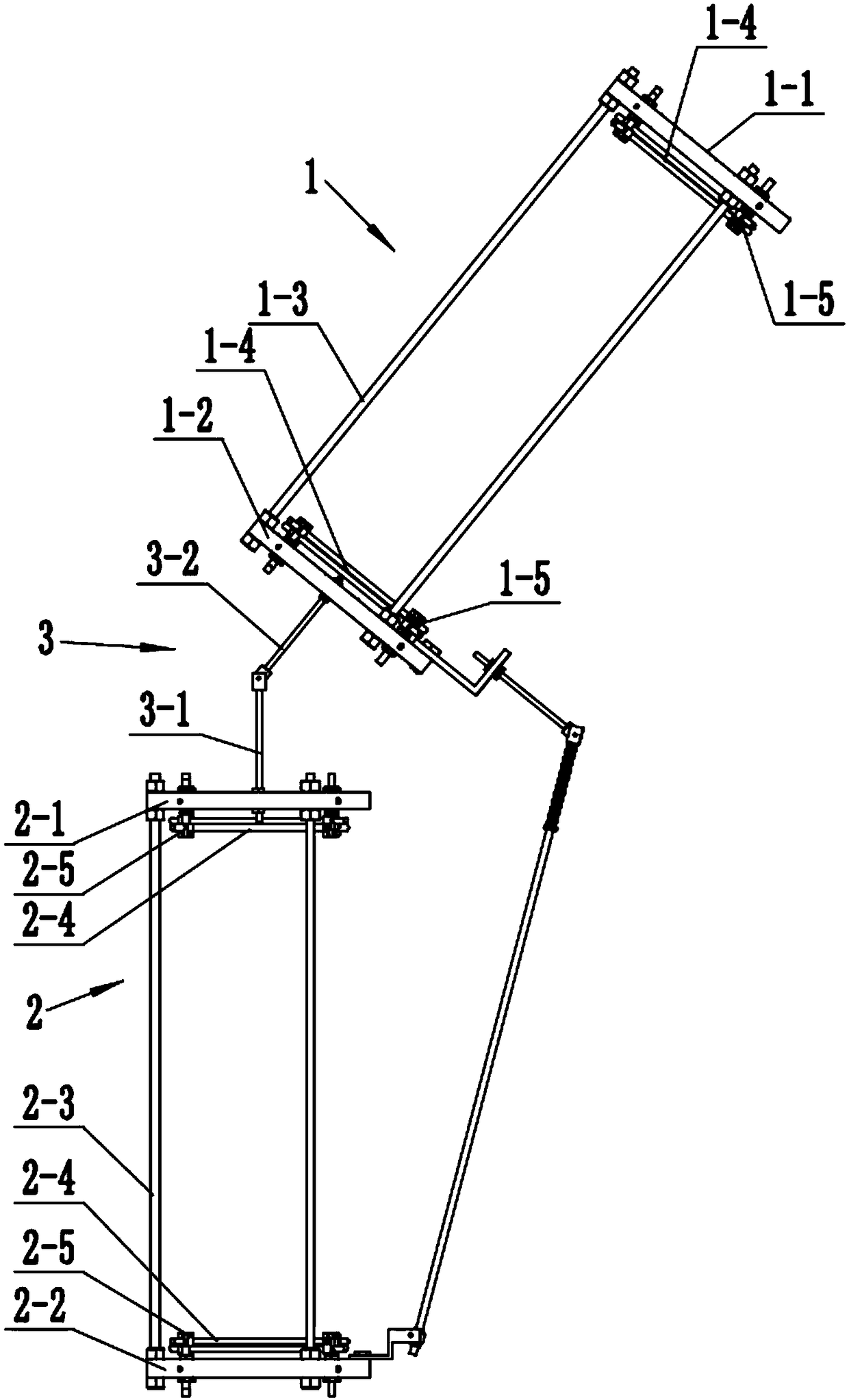 Combined fixator for femoral and tibial fixator