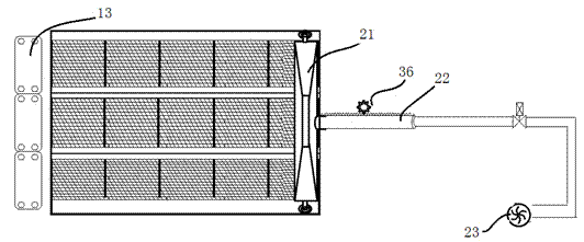 Flat plate type dust collector