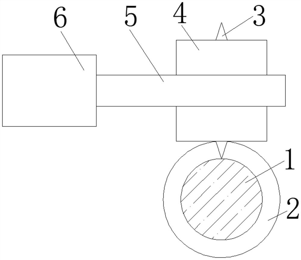 Stripping device for waste cable