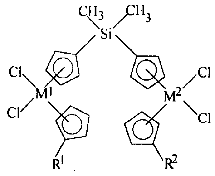 Binuclear metallocene compound and its preparation and application in olefinic polymerization