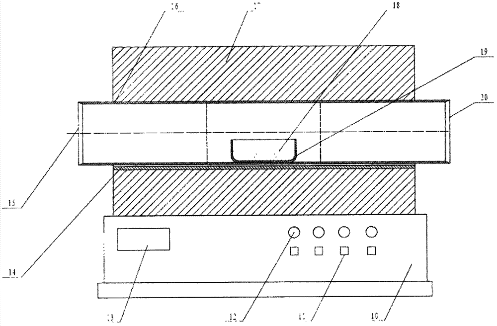 Preparation method of metavanadate nano crystal / polymer composite fluorescent screen