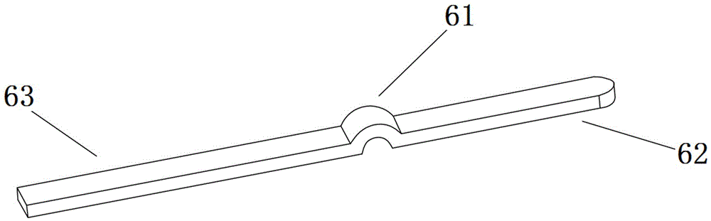 Housing lead wire used for surface-mount package of microwave device and connecting structure thereof