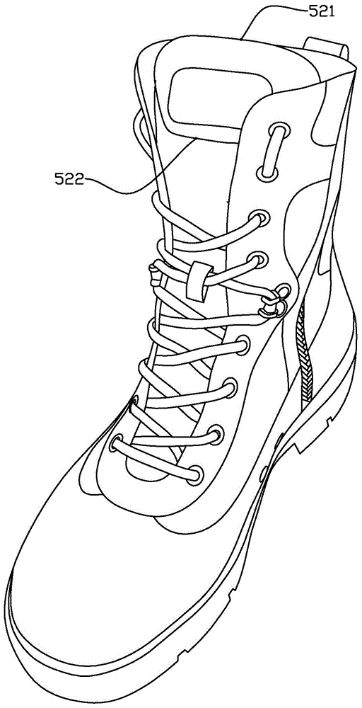 Shoelace concealment structure, shoe tongue with shoelace concealment structure and shoe with shoelace concealment structure