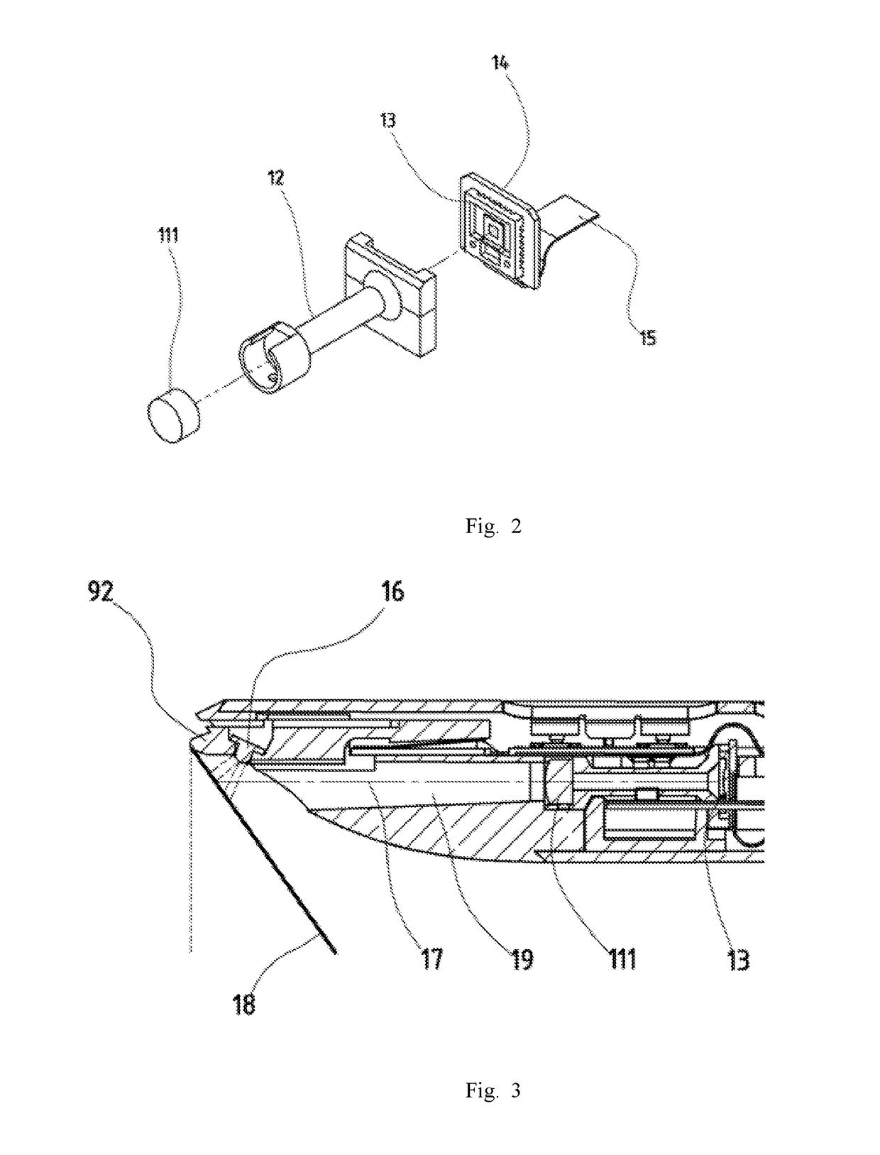 Wireless positioning pen with pressure-sensitive tip