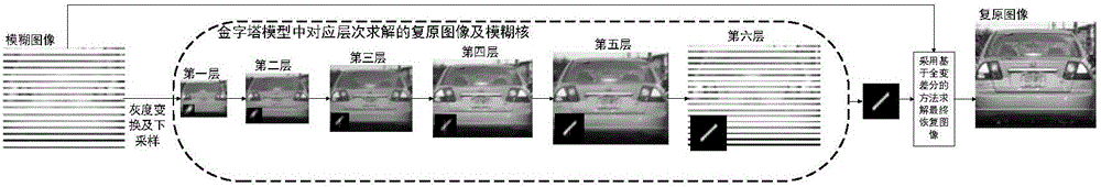 Natural image blind motion blur elimination method based on L0 regularization