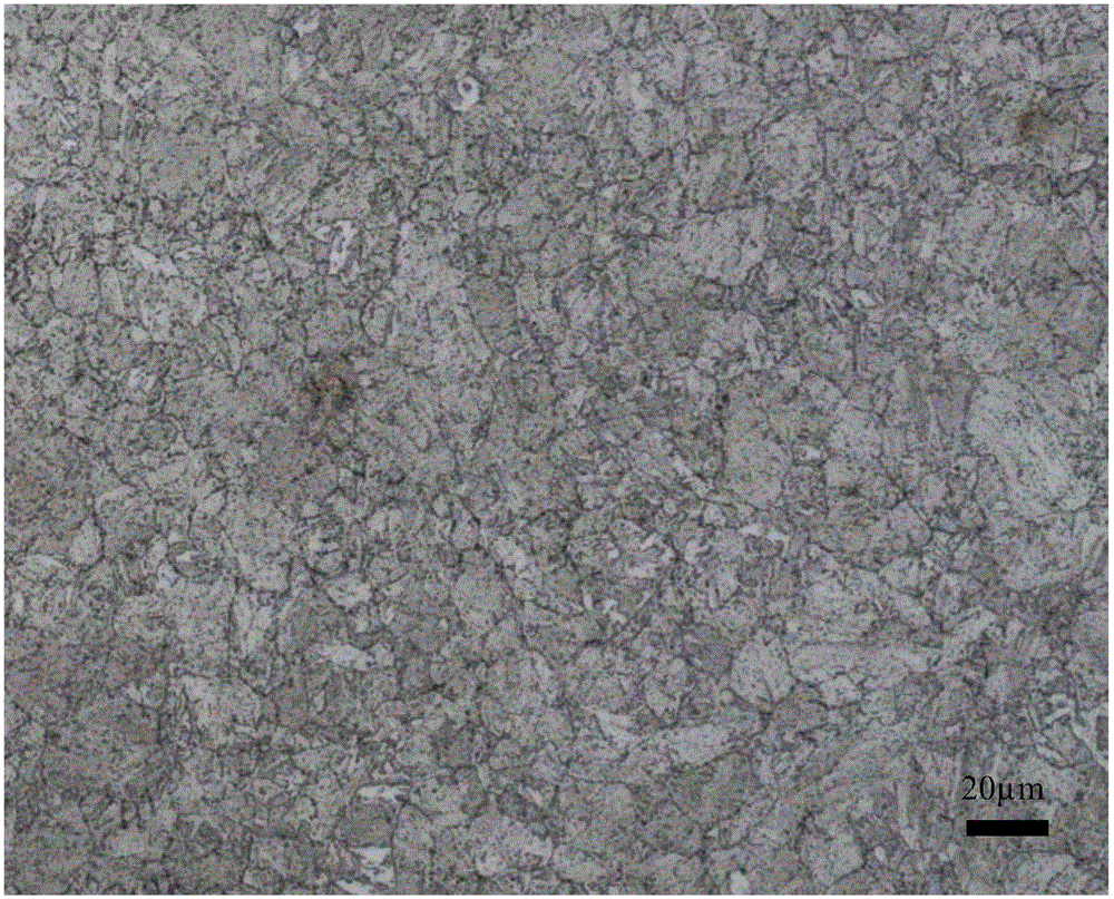 Etching method of corrosion agent for displaying crystal boundary of quenched and tempered low-alloy chrome molybdenum steel austenite crystal grains