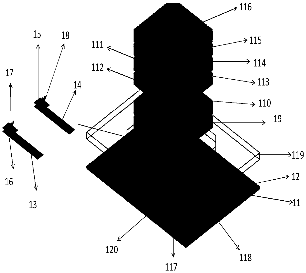 Dual-polarization filter antenna for suppressing high cross-polarization ratio outside the broadband