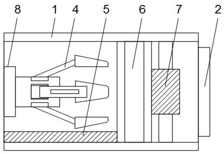 A cutting device for the production of a photoelectric optical fiber composite cable and a method of using the same