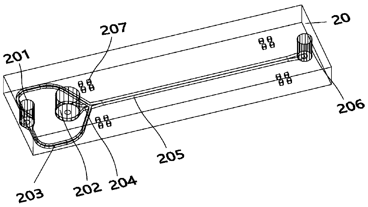 Microelectrode fluidic chip and single-cell electroporation device with adjustable parameters