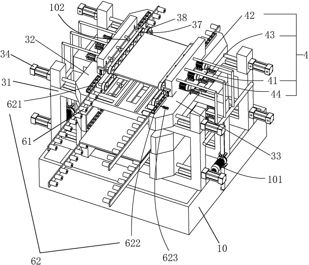 Glass edge grinding machine