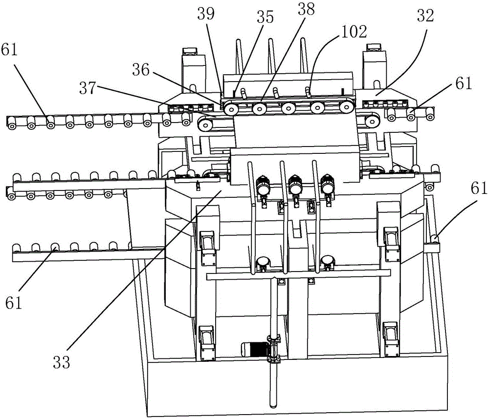 Glass edge grinding machine