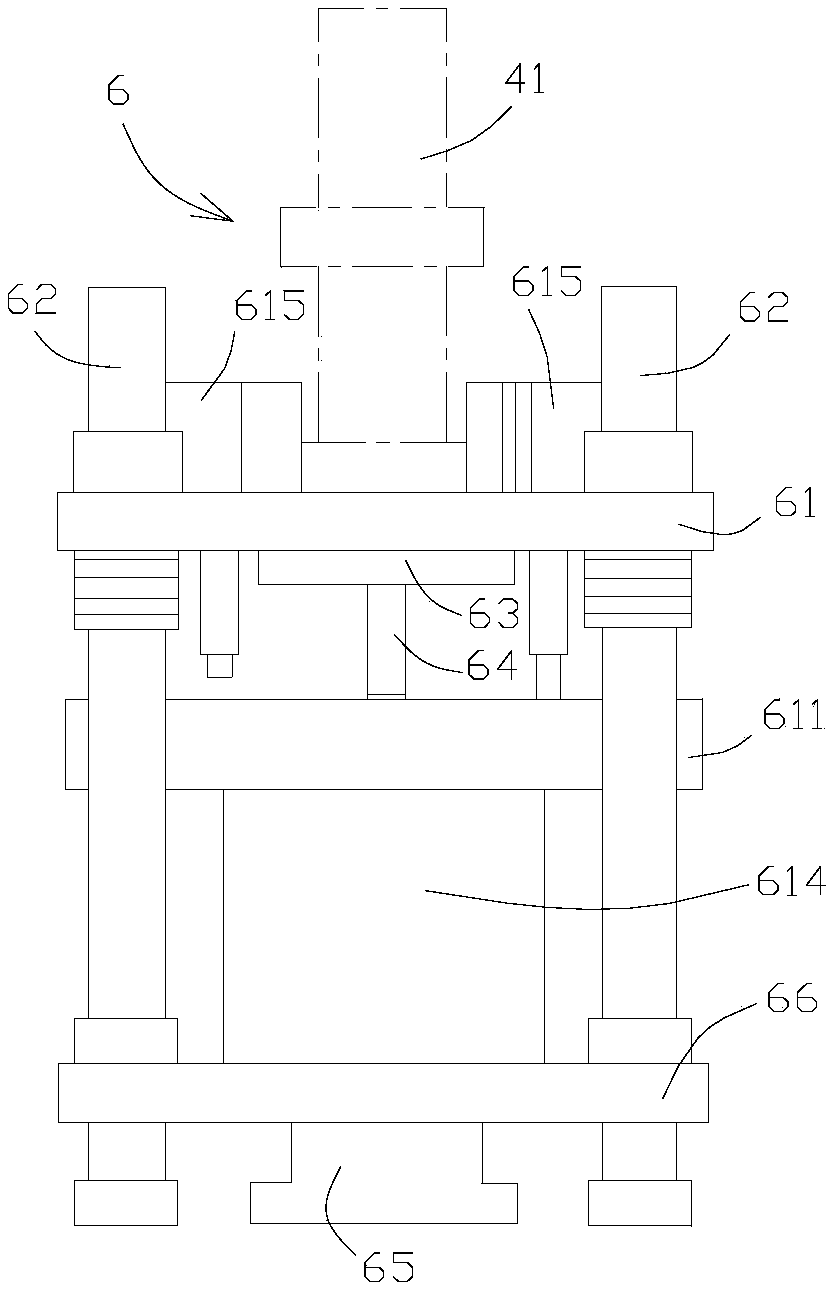 Double-end rapid forming machine and forming method of anisotropic ferrite magnetic shoes