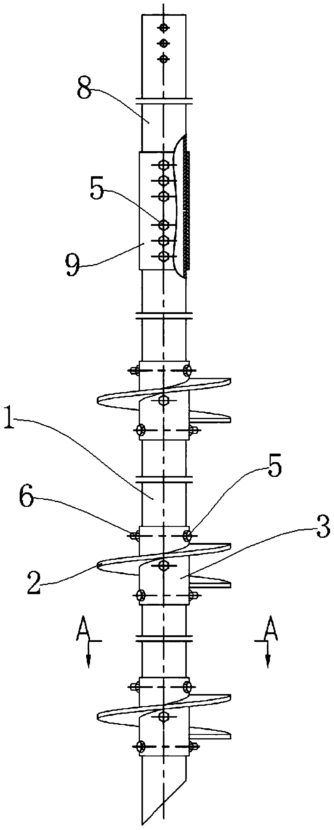 Ductile cast iron spiral pile