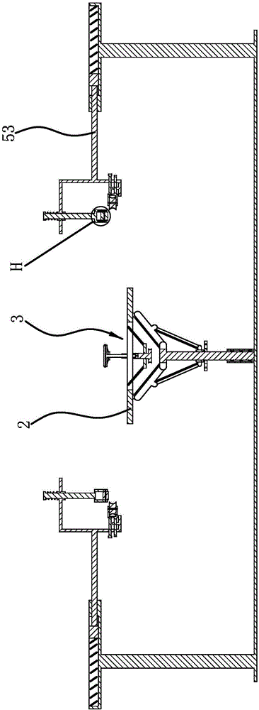 Automobile windscreen side face edge gluing device