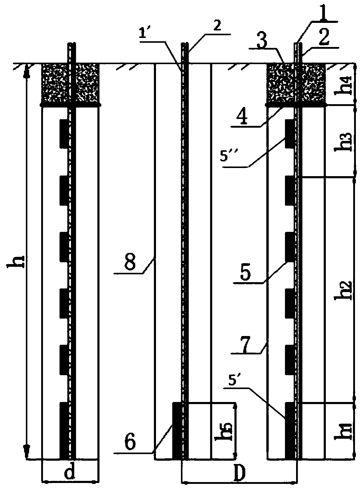 Ultra-deep hole pre-splitting blasting method