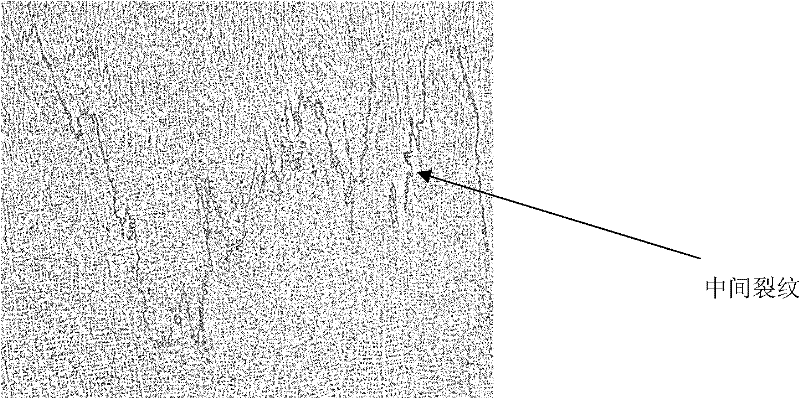 Dendritic crystal corrosion macroscopic examination reagent for solidification structures and defects of continuous cast blank and preparation method thereof