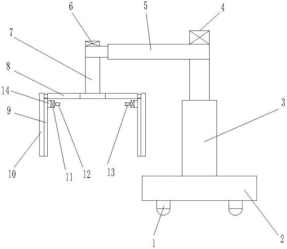 Novel stacking and destacking machine lifting device