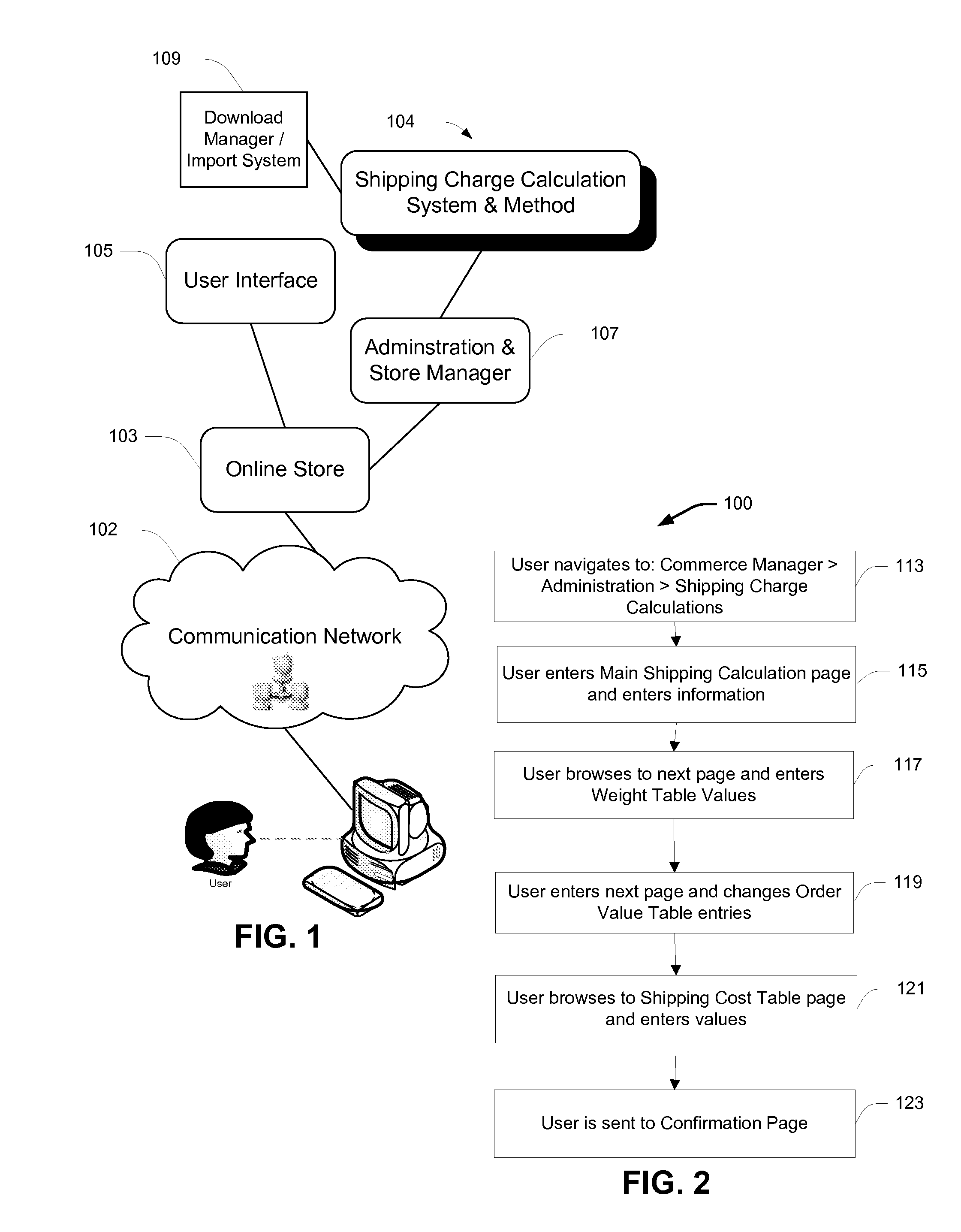 Shipping Charge Calculation System and Method